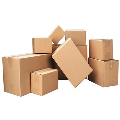 China Recycled Materials Customer Size 3 Layers 5 Layers Corrugated Heavy Duty Packing Boxes Post Office Boxes Shipping Moving Express Box for sale