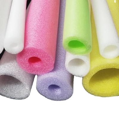 China Durable Round Material EPE Custom Size Packing Colorful Foam Tube New Protector for sale