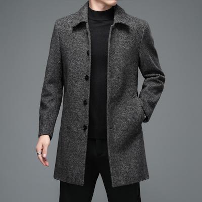 China Wholesale Fashion Classic Fashion Plus Size Mashemre Jackets Mens Woolen Overcoat Warm Winter Long Men's Gap Coat for sale