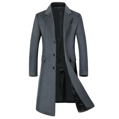 China New Winter Men's Cashmere Coat High Quality Yolife Woolen Coat Cashmere Jacke Anti-Shrink Long Coat for sale