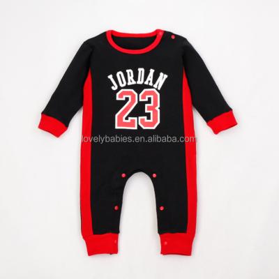 China Cheap wholesale long sleeve cotton fabric baby boy jump suit. boys romper, newborn baby rompers for sale