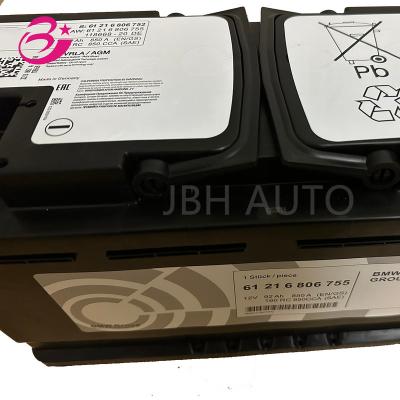 China Car battery 6121 6806 755 for BMW AGM VRLA 350*175*190 for sale