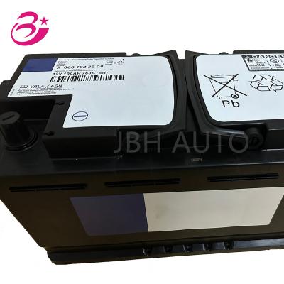 China 000 982 33 08 Car Battery For Mercedes Benz AGM VRLA 350*175*190 for sale