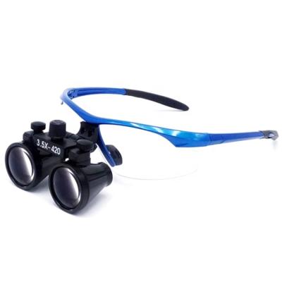 China High quality competitive price 2.5X 3.5X metal magnification dental loupes for sale for sale