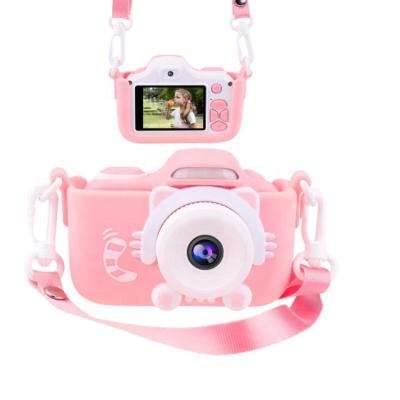 China Built-in LED Flashlight Kids Christmas Gift Pink Color Kids Digital Camera For Outdoor Activities for sale