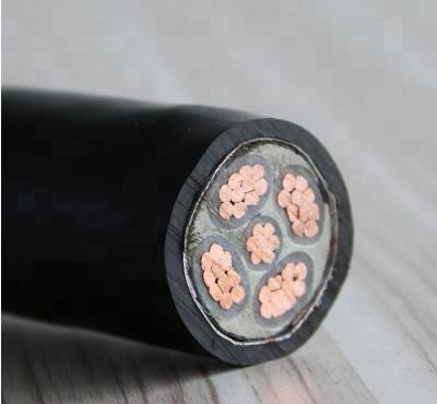 China Wear Resistance Type U1000 U1000 RVFV 4cX50 mm2 4cX35 mm2 4cX25 mm2 Copper Power Cable for sale