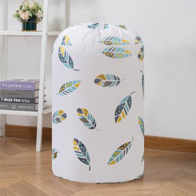 China Living Room Large capacity cylinder quilt bag clothes dust-proof drawstring bundle mouth move season bag wholesale for sale