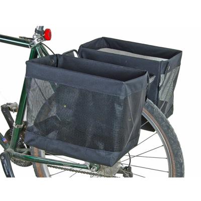 China Multifunctional Grocery Pannier Bicycle Bag Storage Rack Basket Bike Rear Bag Recycling Accessories - Sold as Pairs for sale