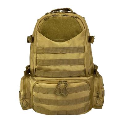 China Large Universal Army Trekking Hiking Backpack With Detachable Military Laptop Bag Hold Belt Molle Tactical Rucksack for sale