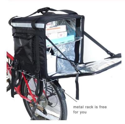 China Bike delivery bag with divider 16 inch pizza delivery backpack food delivery bags bike bag with divider, scooter food delivery box for sale