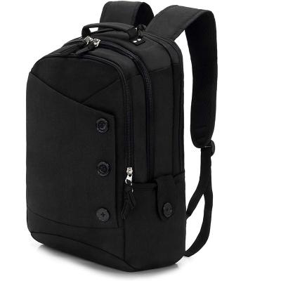 China Hot Selling Black Polyester 2020 BSCI Custom 15.6 Laptop Backpack With Computer Compartment For Travel Work for sale