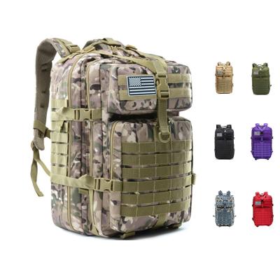 China 45L Waterproof Backpacks Increasing Hunting Rucksack Travel Outdoor Sport Fitness Army Gym Military Bag Tactical Rucksack for sale