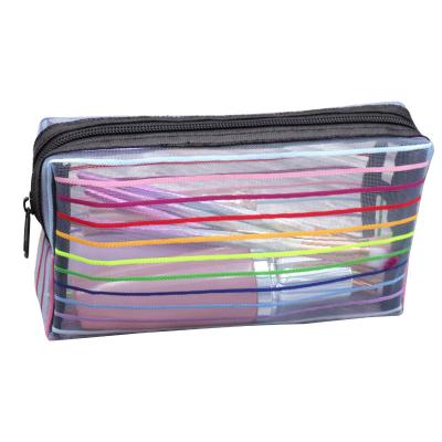 China Durable Cosmetic Bag Black Mesh for sale