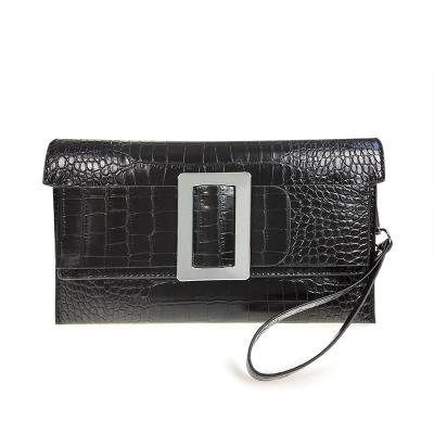 China High Quality Crocodile Pattern Clutch Purse Messenger Evening Clutch Bags Women for sale