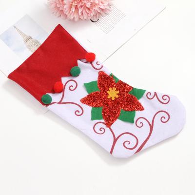 China Natals eco-friendly weihnachten creative personality kids bleating gift retro ornaments organizer home decoration christmas stockings for sale