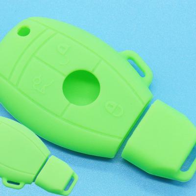 China Protect Key 3 Buttons Silicone Car Key Cover For Benz W203 W211 CLK C180 E200 Key for sale