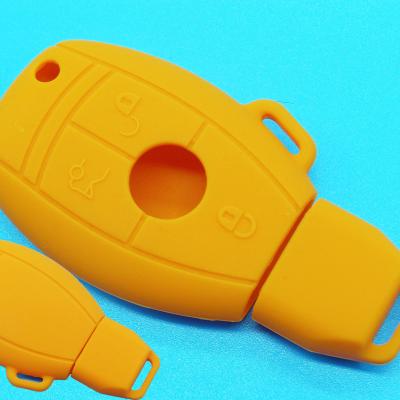 China Shield Remote Protective Key Silicone Key FOB Cover For Benz Smart Key for sale