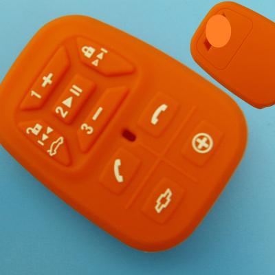 China Protect Silicone Rubber Car Key Case Remote Key Cover For Chevrolet Cruze Malibu for sale