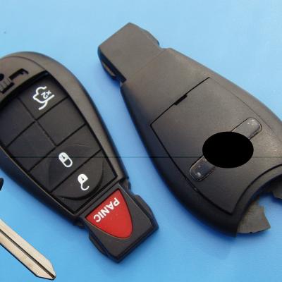 China Replace the main good quality car key case with 3+1 buttons remote key 300c with key blade for sale