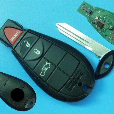 China Replace Key 4 Buttons Keyless Entry Fobik Smart Remote Key For Chry 433mhz ID46 Chip for sale