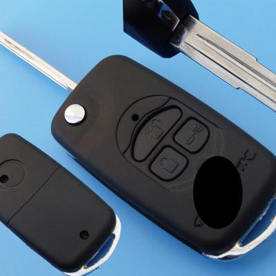 China Replacement Modified Folding Remote Key Case For Chevrolet B-uick Excelle 2005-2018 HRV 3 Buttons Car Key for sale