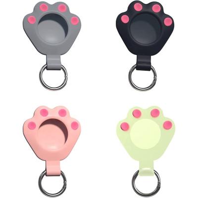 China Safe Anti-fall Silicone Cover Device Holder With Key Ring Case For AirTag Case Key Chain for sale