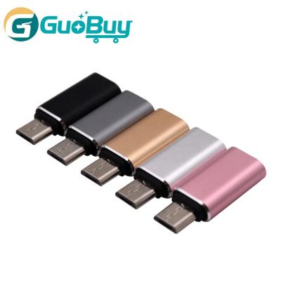 China Mobile Phone Type C Female To USB Convert Micro USB C Male Connector To Micro USB Adapter for sale