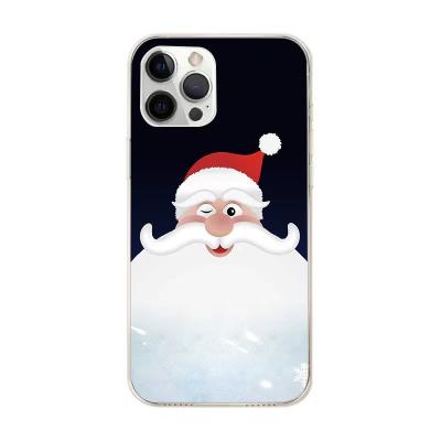 China Carcasa de telefono shockproof movil phone case christmas style mirror espejo acrylic soft transparent case for iphone 7-14 for samsung for sale