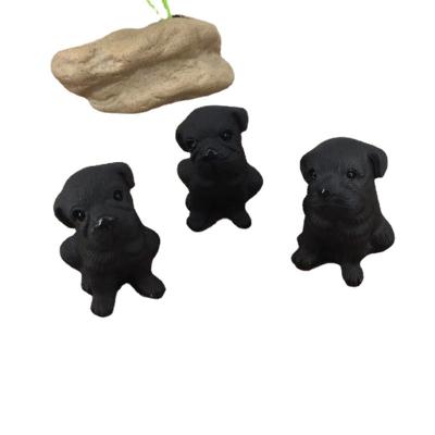 China Wholesale decorative obsidian pei dog small, home furnishings and office shar accessories for sale