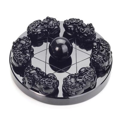 China Decoration obsidian pi xiu seven star row ornaments, household ornaments wholesale for sale