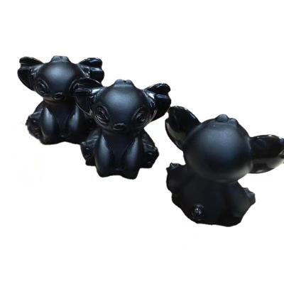 China Wholesale decoration obsidian stadiazi carvings,car ornament ornaments crafts for sale