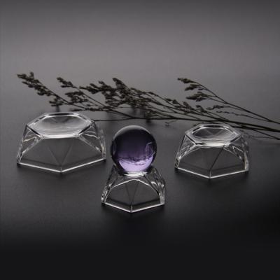 China Creative Decoration Multifunctional Crystal Ball Stand, Rectangular Transparent Low Wholesale for sale