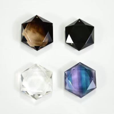 China Natural Hexagon Decoration Star Pendant, Simple Energy Crystal Pendant Wholesale for sale