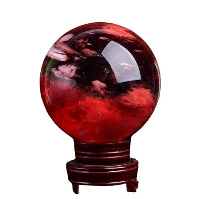 China Decoration factory direct sales Hongyun crystal ball ornaments, stone stone smelting grinding crafts for sale