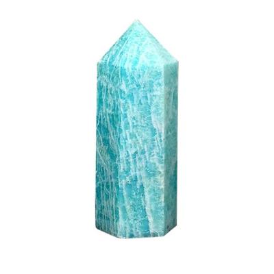 China Amazonite Crystal Tower Factory direct sales of decoration, original cut, healing crystal ornaments for sale