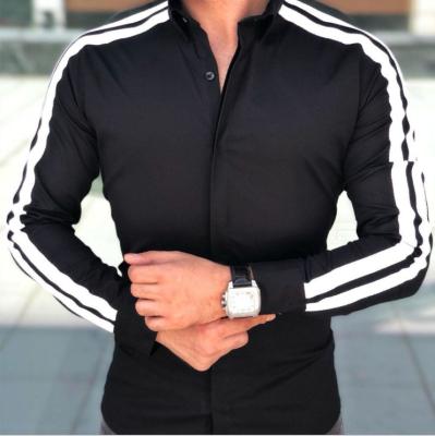 China Hot Selling Formal Shirts Men's Long Sleeve Workout Anti Wrinkle Anti Wrinkle Anti Wrinkle Work Casual Shirts for sale