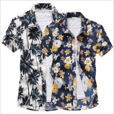 China Hot Selling Wholesale Casual Men's Anti-pilling Shirts Printing Cool Clothing Hawaii Summer Beach Shirts For Men for sale