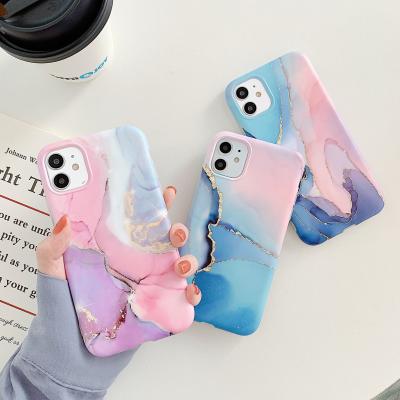 China Silicone Case Cover For Apple iPhone 11 12 Pro Mini Max Hot Sales Marble Slot Matte Silicone IMD Phone Case For Iphone 12 Pro Se 11 2020 Max XS XR Max for sale