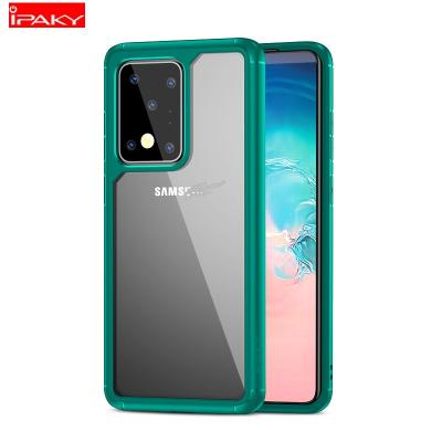 China Original IPAKY Phone Case For Samsung Original Wholesale Price iPAKY tpu+pc Hybrid Back Cover Case For Samsung s20 s20plus s20 ultra for sale