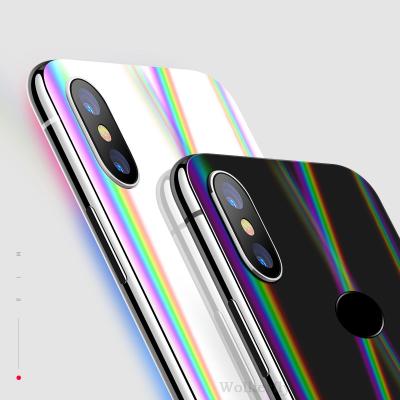 China Soft Protective Aurora Gradient Back Film For Xiaomi MI 9 Phone Camera Lens Protector Se For Xiaomi 9se mi8 Mix3 mix2s Clear Color Back Sticker for sale