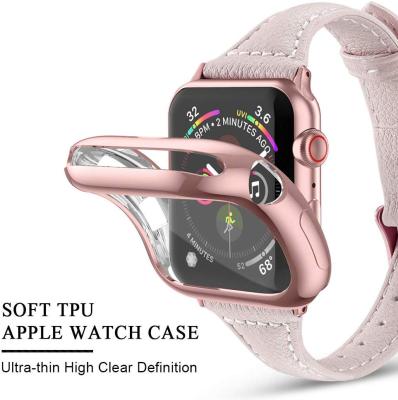 China For Apple Watch Case Protector Silicone Watch Cover Good Quality Full Page Case For Apple Watch Series 5 4 3 2 1 for sale