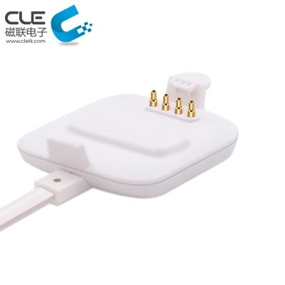 China Quick Charging Connector Led Usb Cable Magnet Pin Pogo Connector Magnetic Charging Cable for sale