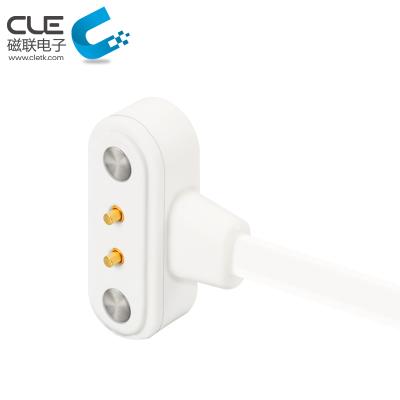 China 2 Pin Filling Magnetic Power Cable DC Power Connectors for sale