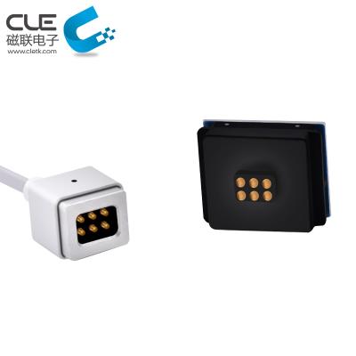 China Magnetic Power Connector 6 Pin Magnetic Charger Cable Connector Laptop Consumer Electronic Smart Watch for sale