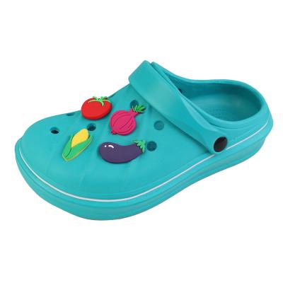 China Shoe Buckle Fruit Vegetables Designs PVC Rubber Shoe Charms Christmas Accessories For Croc Shoes for sale