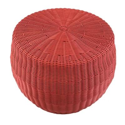 China Plastic Oval Outdoor Chair Rattan Modern Handmade Woven Wicker Round Chair for sale