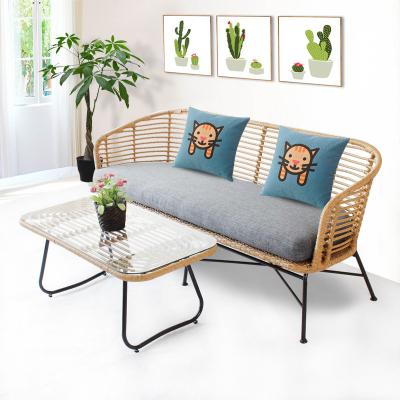 China Eco - Friendly And Durable Chinese Rattan Outdoor Furniture Modern Table And Chair Set for sale