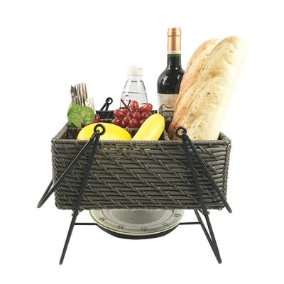 China Wicker Fruit Cotton Rattan Sustainable Vegetable Plankton Rope Hanging Shopping Vegetable Bamboo Wicker Picnic Gift Woven Laundry Others Storage Baskets for sale