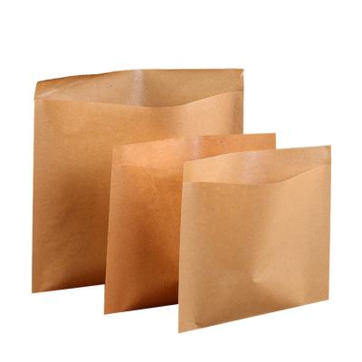 China Wholesale Recyclable Take Out Bag Porcelain Recycled Paper Bags Brown Kraft Paper Food Grade Waterproof Paper Bags for sale