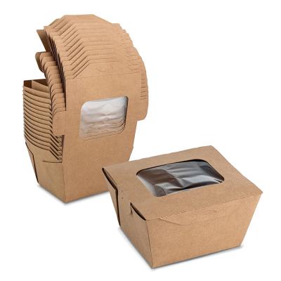 China Whiteboard Recyclable Wholesale Disposable Food Wrapping Paper Box Takeout Food Packaging for sale